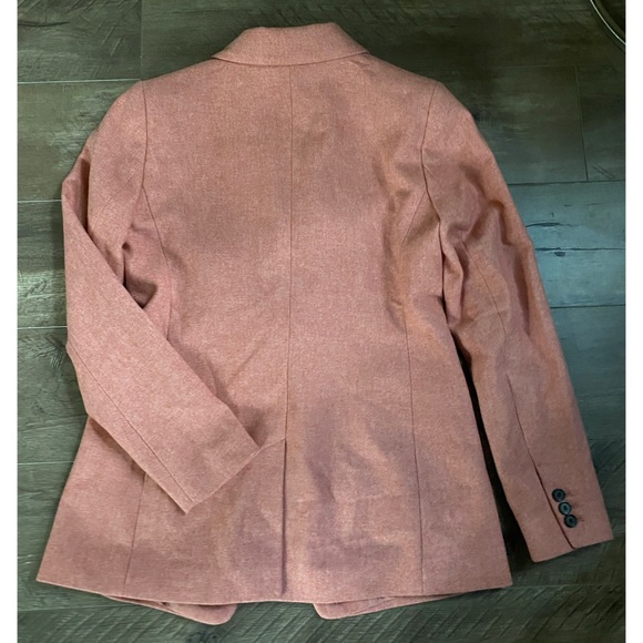 Loft NWOT Melange Double Breasted Blazer wool - Picture 6 of 7